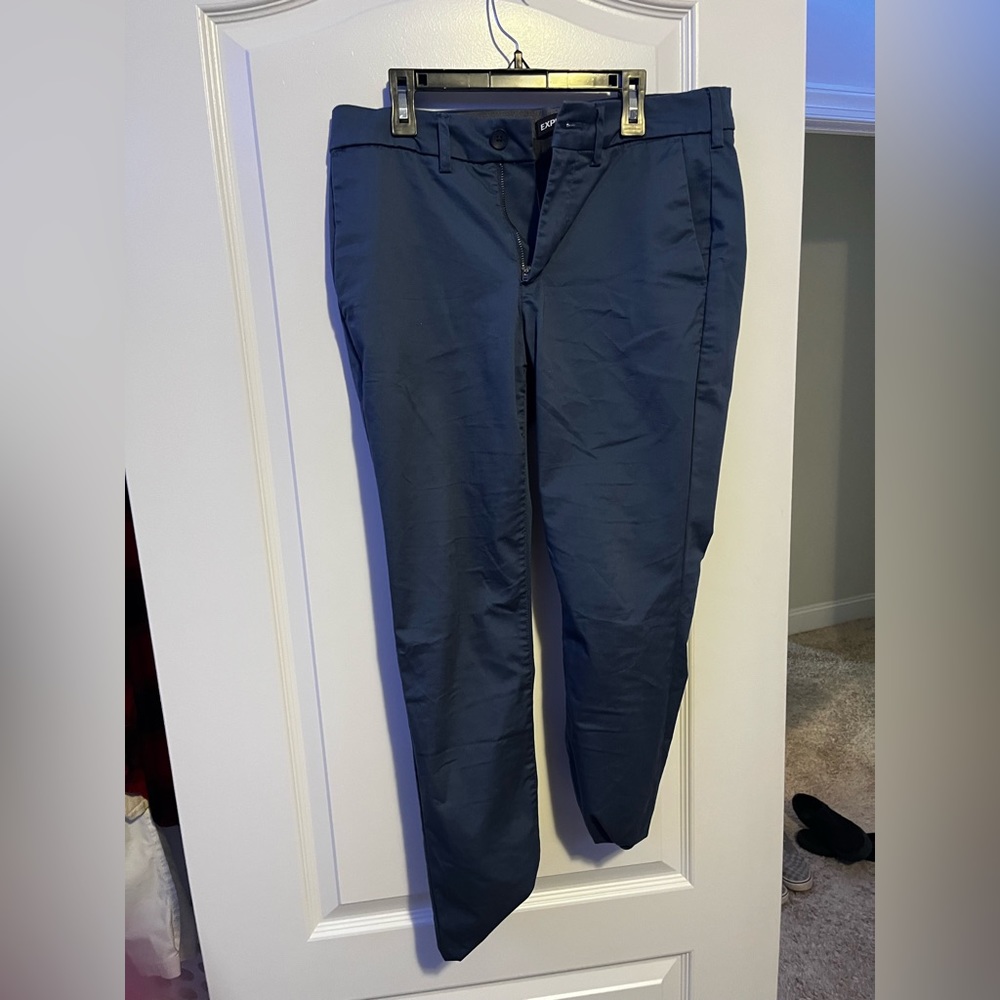 Navy blue express dress pants extra small